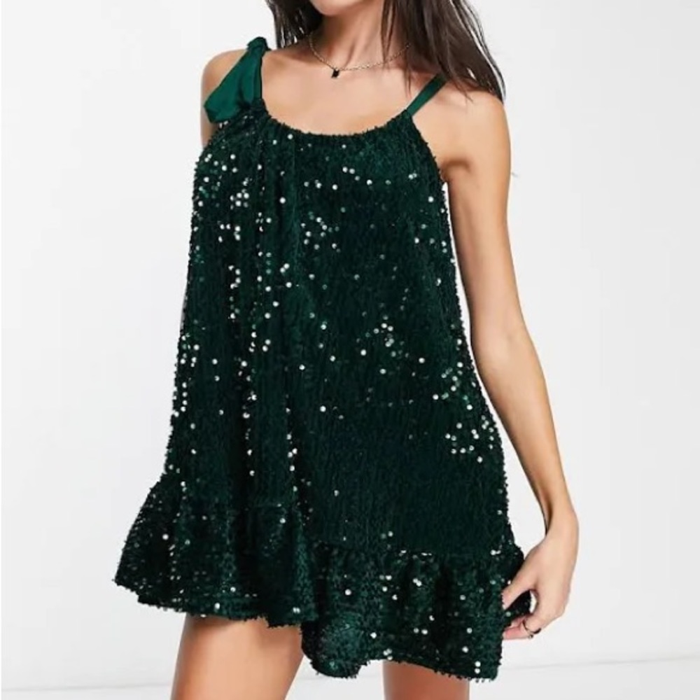 Free People Nova Convertible Sequin Mini